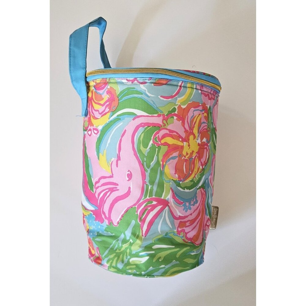 Lilly Pulitzer NEW insulated Beverage ice cooler bag bucket So a Peeling